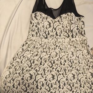 Black and White Plus Sized Dress from Torrid